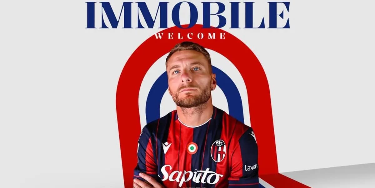Official Announcement  |  35-year-old Immobile joins Bologna on a free transfer; reports suggest a 1+1 year deal