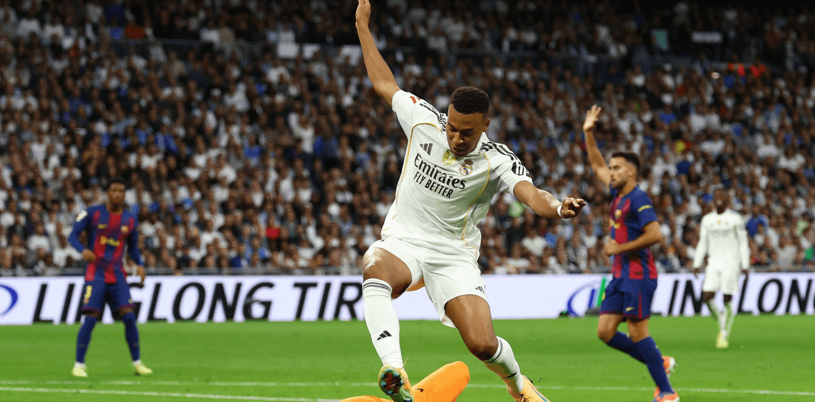 سجل مبابي 13 هدفًا في الدوري – أي أكثر من أهداف فريق خيرونا مجتمعين