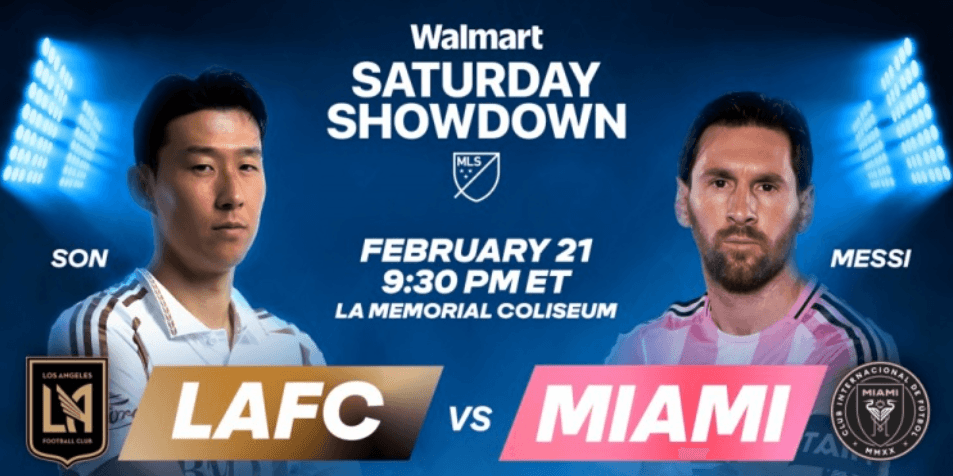 Major League Soccer Launches Walmart Saturday Showcase, First Match Features Los Angeles FC vs Inter Miami CF