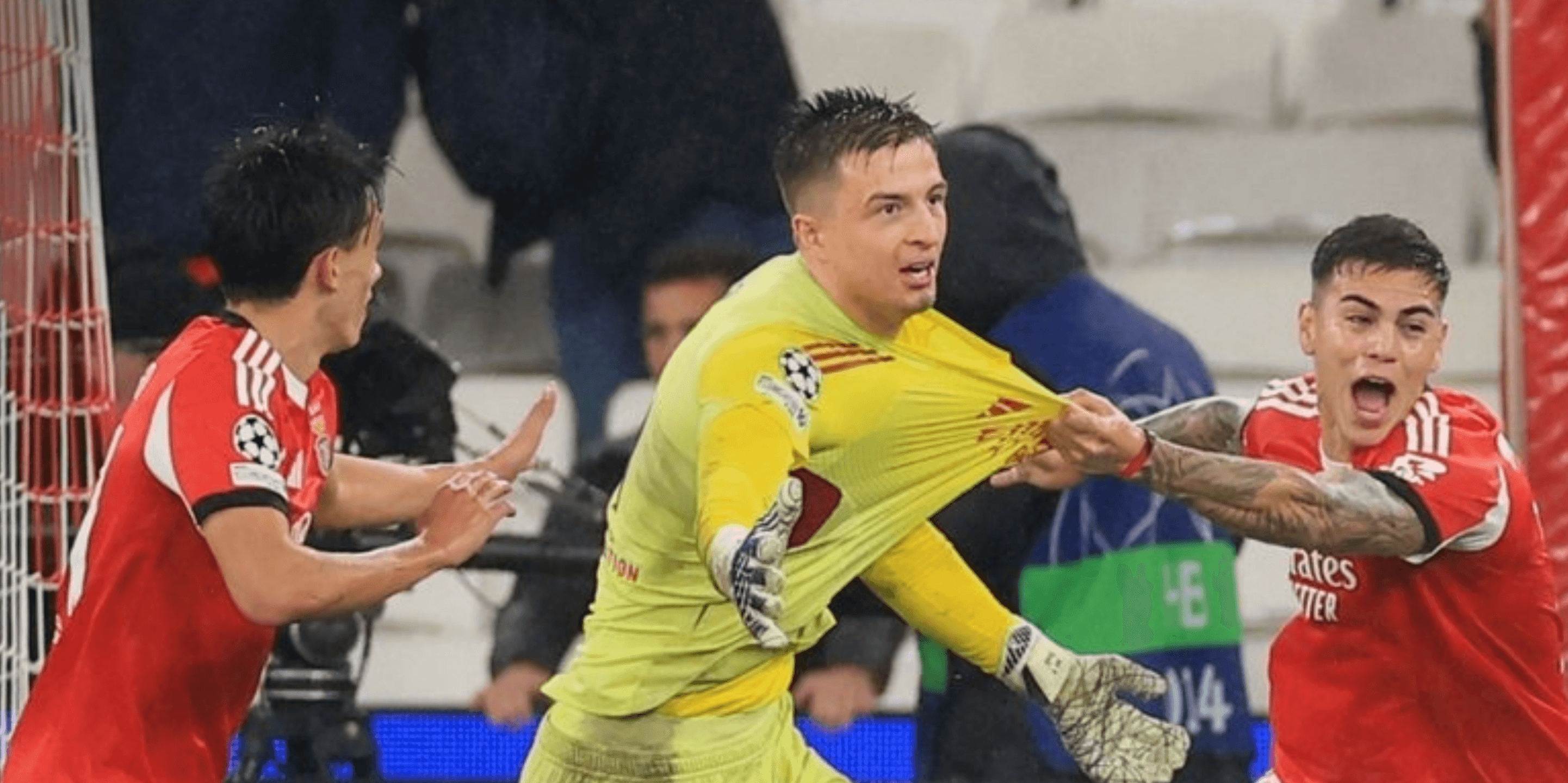 बेनफिका के गोलकीपर ट्रुबिन ने अंतिम क्षणों में गोल कर बेनफिका को चैंपियंस लीग नॉकआउट प्ले-ऑफ में भेजा!