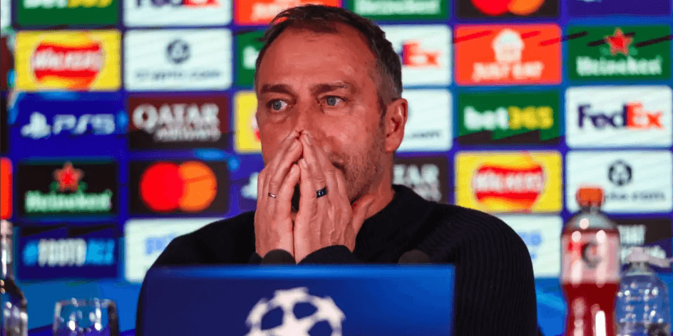 هانزي فليك يعلن أن برشلونة قادر تمامًا على الفوز بدوري أبطال أوروبا هذا الموسم في مؤتمر صحفي قبل المباراة