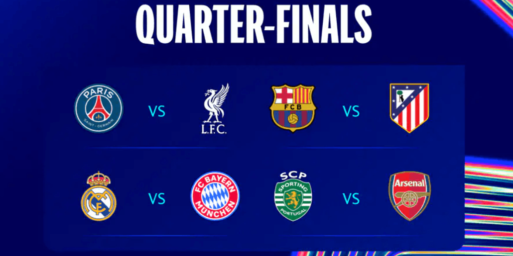 Klasemen Perempat Final Liga Champions UEFA Sudah Terbentuk
