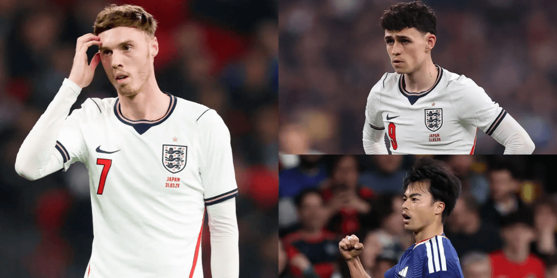 ইংল্যান্ডের ০-১ জাপানের কাছে হার, খারাপ পারফরম্যান্সের জন্য কোল পালমার ও ফিল ফোডেন সমালোচিত