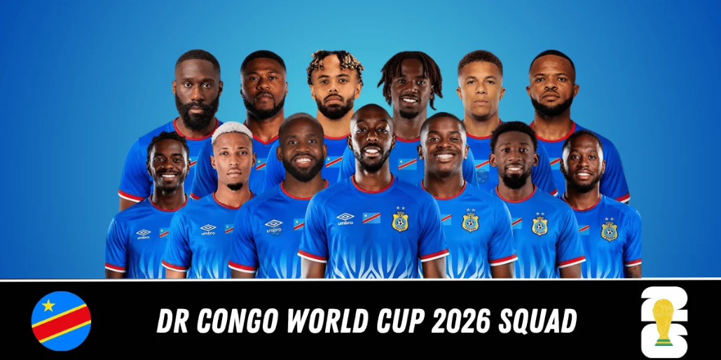 DR Congo FIFA World Cup 26-man squad