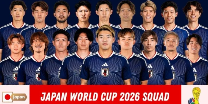 Japan FIFA World Cup 26-man squad