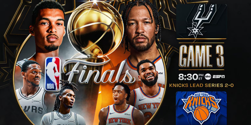كيفية مشاهدة المباراة الثالثة من نهائيات الـNBA بين نيكس وسبيرز؟ البث المباشر المجاني، القناة الناقلة، وموعد البداية في المعاينة