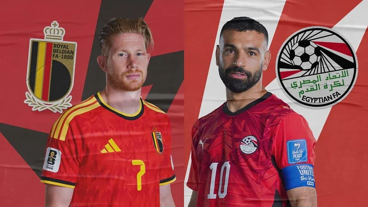كيفية مشاهدة مباراة المجموعة السابعة في كأس العالم بين بلجيكا ومصر: بث مباشر مجاني، القناة التلفزيونية وموعد الانطلاق — كل ذلك في مقدمة اللقاء