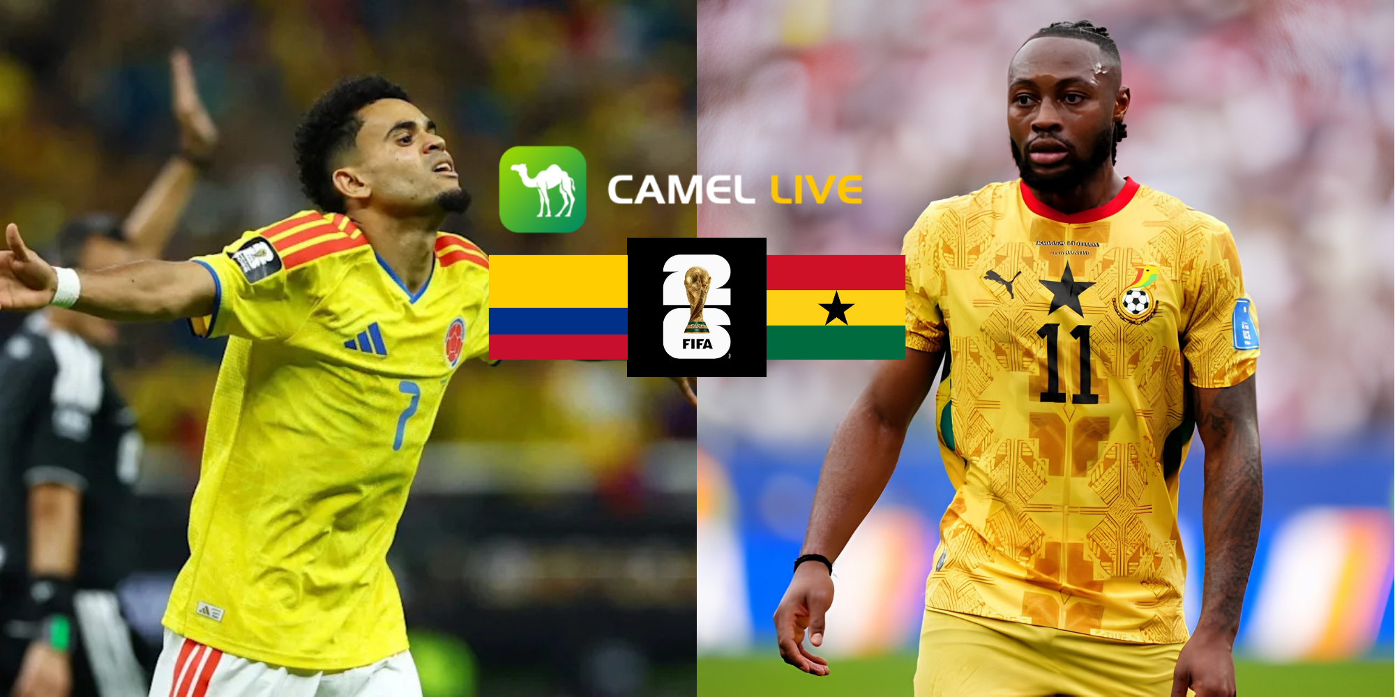 【Click to get your supported team's FREE avatar 】How to Watch World Cup Round of 32 Colombia vs Ghana :Free Live Stream, TV channel and Start Time