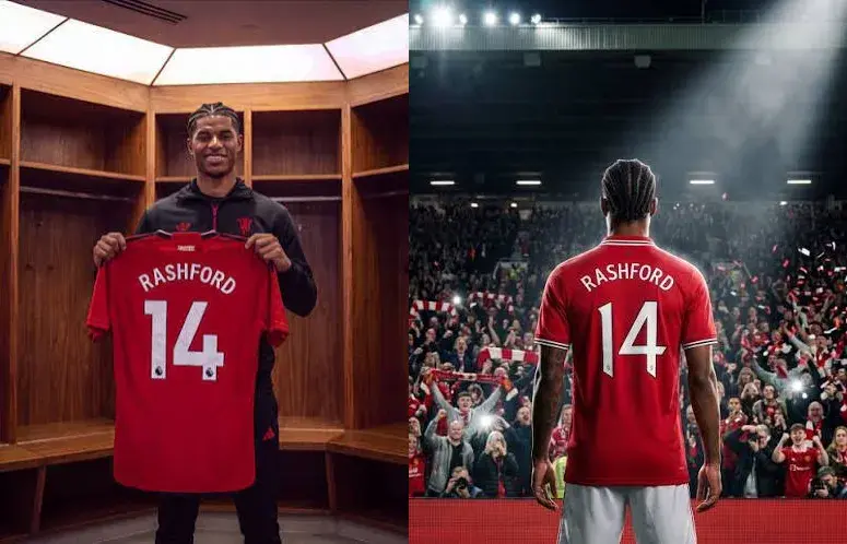 Rashford vai usar a camisa 14 na nova temporada: Nem ele nem o Manchester United querem forçar uma transferência