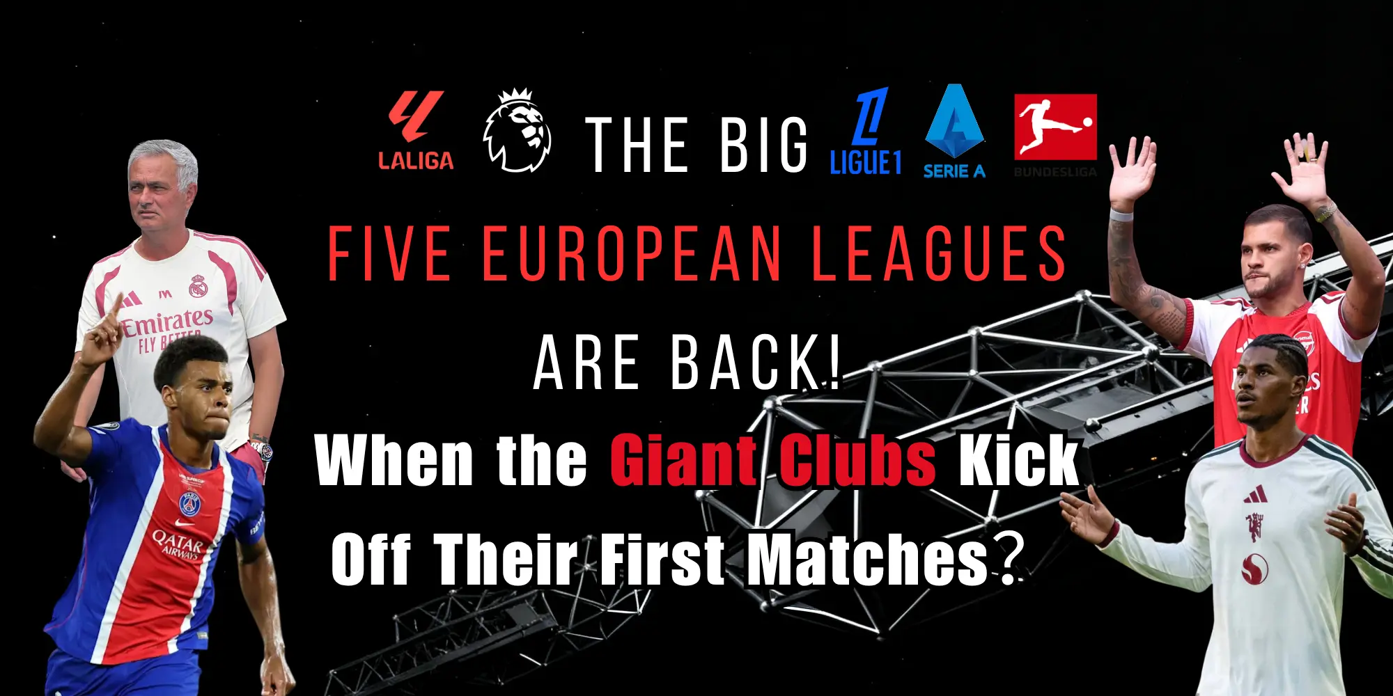 Lima Liga Besar Eropa Kembali! Kapan Klub-Klub Raksasa Memulai Laga Perdana Mereka?