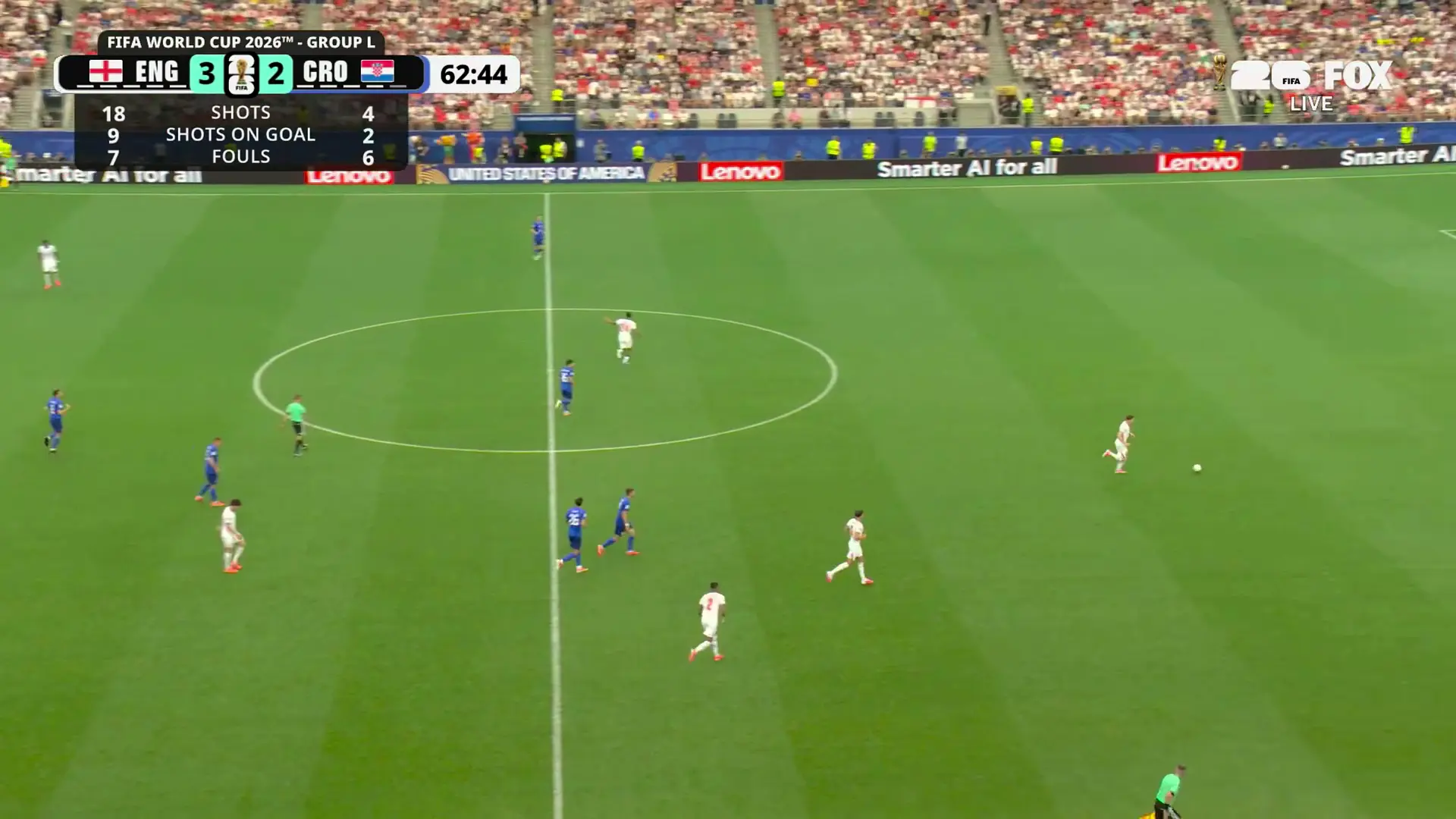 2026-06-18 2026 FIFA World Cup Group Stage – Group L: England vs. Croatia