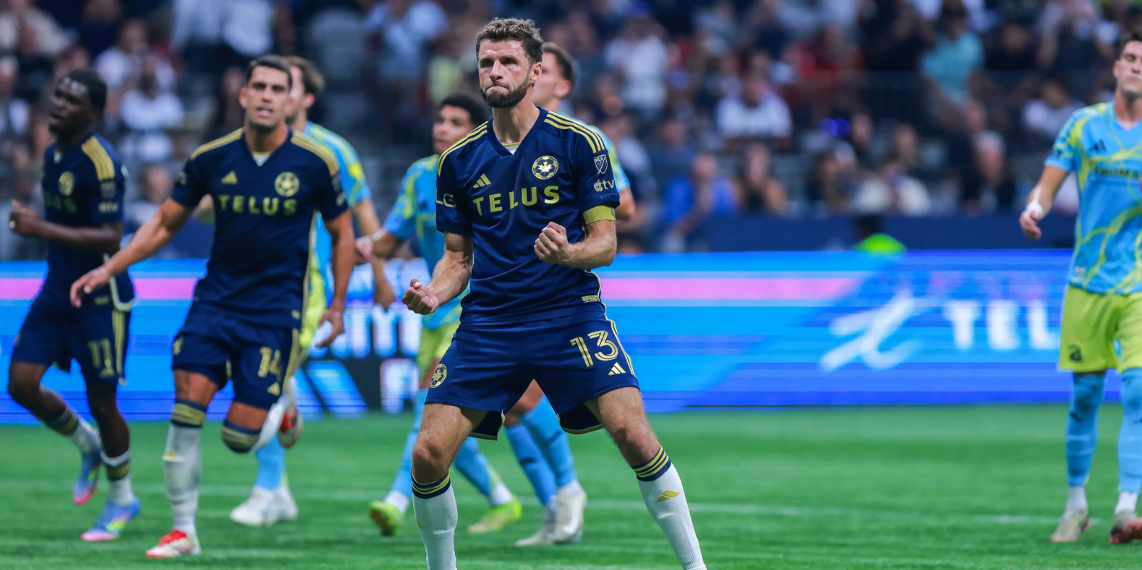 Müller Scores Hat-Trick on His 36th Birthday to Help Vancouver Whitecaps Secure 7-0 Rout