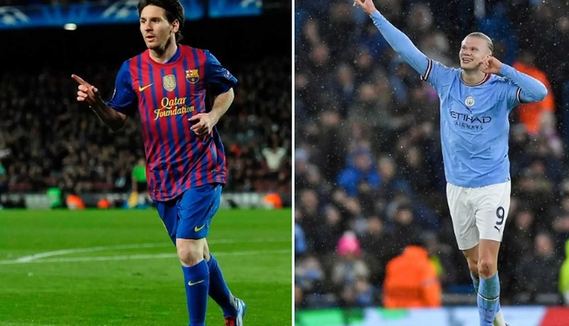 مانشستر سيتي، برشلونة، الدوري الإسباني، الدوري الإنجليزي، ميسي، هالاند، بث مباشر