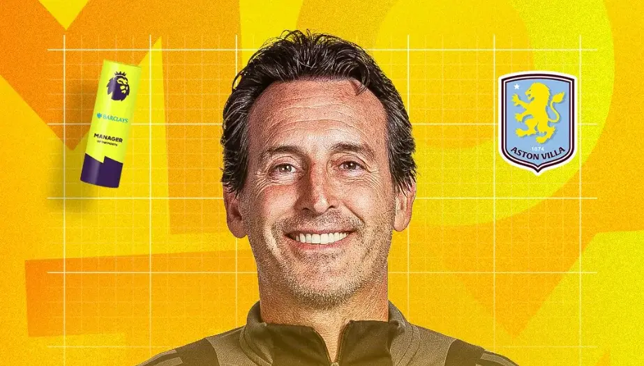 Emery,Manager of the Month,Premier League,Aston Villa,camel.live