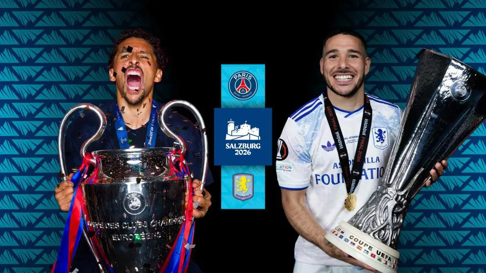Cómo ver la Supercopa de la UEFA Paris Saint-Germain vs Aston Villa :Noticias del equipo, hora de inicio, transmisión en vivo GRATIS