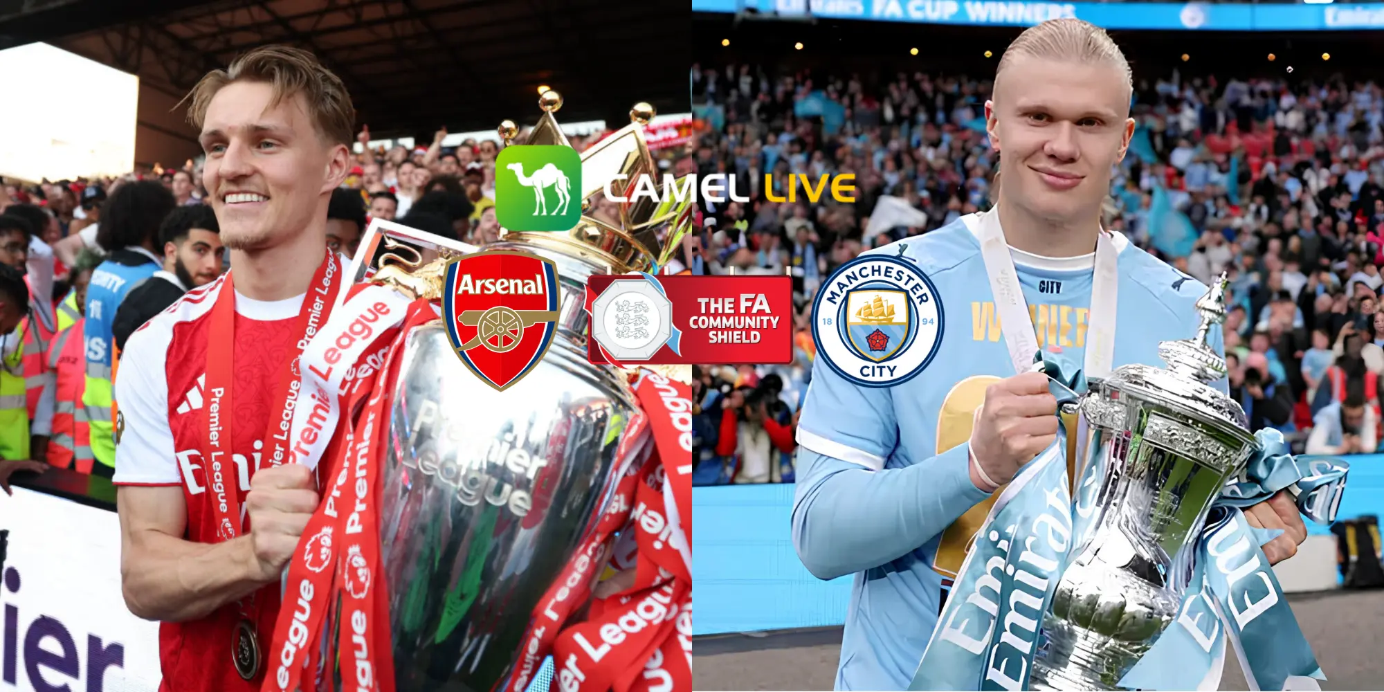 Cara Menonton FA Community Shield Man City vs Arsenal: Live Streaming Gratis & Waktu Kick-Off