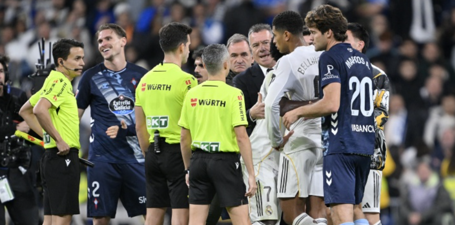 रेफरी की रिपोर्ट: कार्वाजाल ने मैच के बाद रेफरी की आलोचना की - "इस स्तर के साथ, आप फिर से प्रेस कॉन्फ्रेंस में रोएंगे"