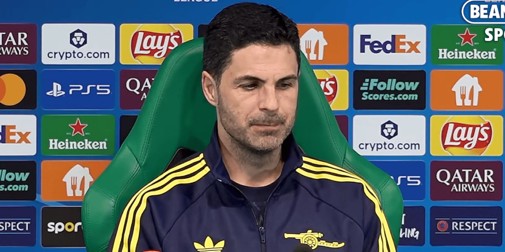 Pernyataan Arteta Jelang Liga Champions Melawan Sporting CP: Saka dan Timber Belum Siap Bermain