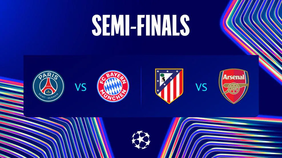 Jadwal Semifinal Liga Champions: Bayern Munchen Hadapi Paris Saint-Germain, Arsenal Bertemu Atlético Madrid