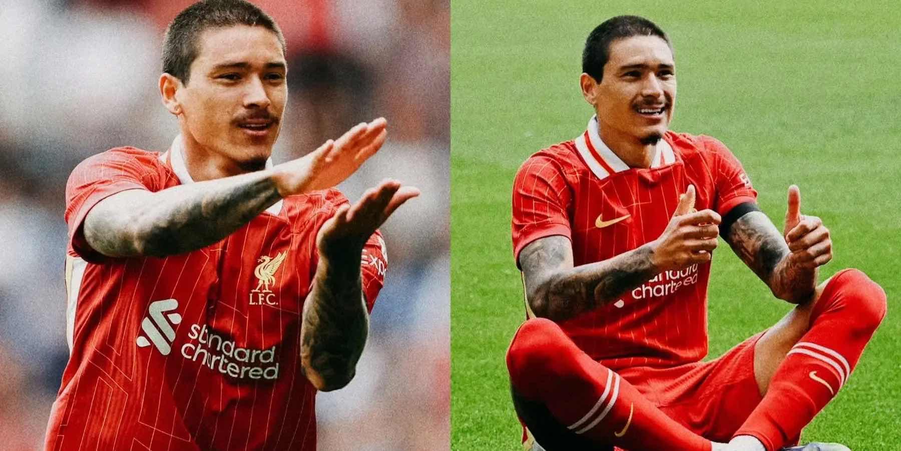 Player Updates | Paying tribute to Jota, Núñez performs two of Jota's iconic celebration moves after scoring