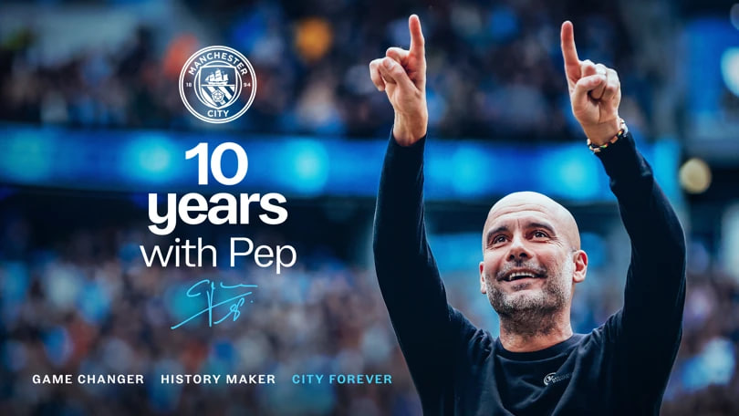 Manchester City Official: Guardiola to Depart at End of Season After 10 Years and 20 Trophies